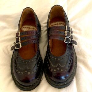 John Fluevog Mary Jane shoes-platform loafers